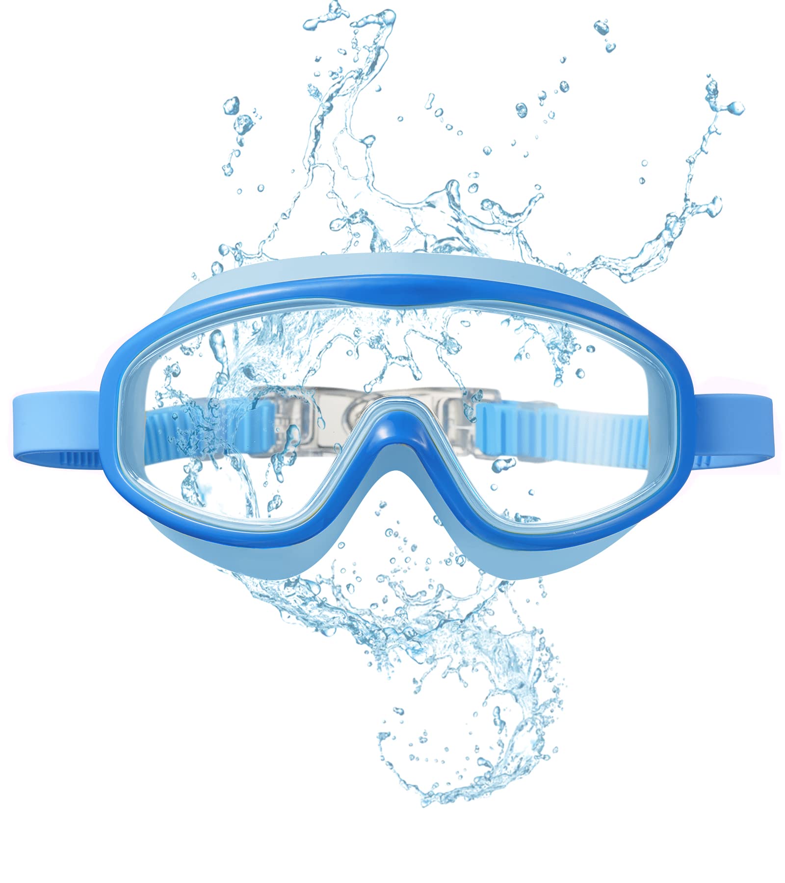 Rabigala Kids Swimming Goggles - Anti-Fog and Anti-UV Swim Goggles