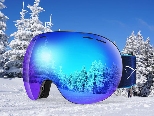 What Weather is Suitable for Skiing with Blue Ski Goggles?