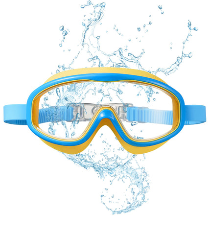 Rabigala Kids Swimming Goggles - Anti-Fog and Anti-UV Swim Goggles