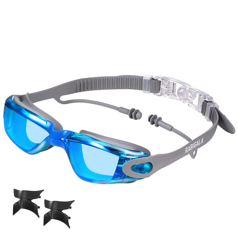 Rabigala Adult Swim Goggles for Men and Women - Anti-Fog and UV Protection