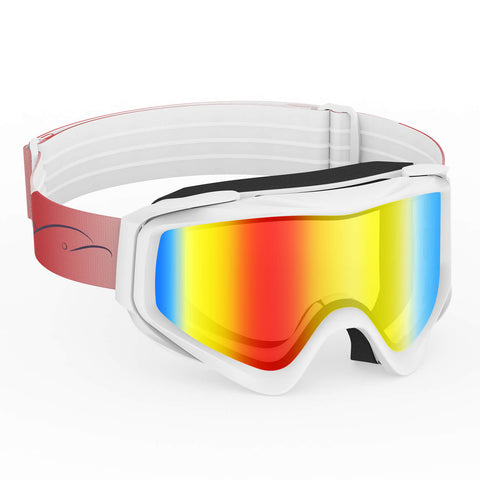 Adjustable Fit Snowboarding Goggles_Snowflake