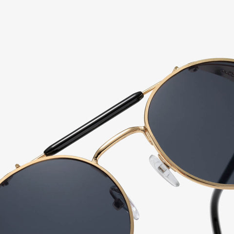 Unisex Round Fashion Vintage Sunglasses - Evan