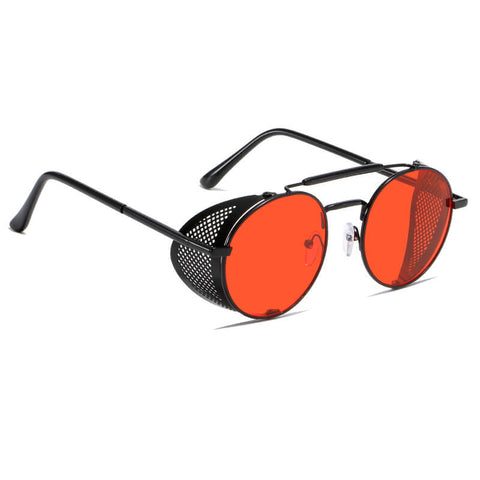 Unisex Round Fashion Vintage Sunglasses - Evan