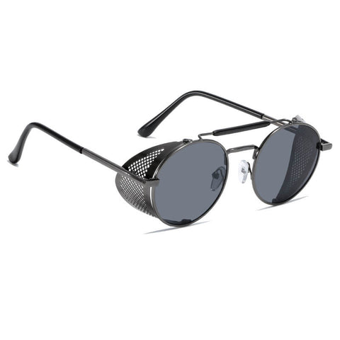 Unisex Round Fashion Vintage Sunglasses - Evan