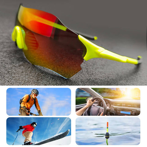 Polarized Photochromic Sunglasses for Professional Outdoor Cycling - Lola