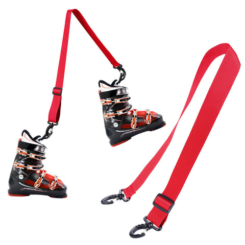On Way-Red - Ski Boot Carrier Straps
