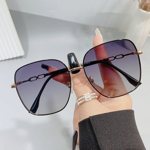 Minimalistic Full-frame Polarized Sunglasses for Women - Nell